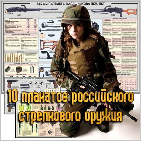 10 плакатов российского стрелкового оружия