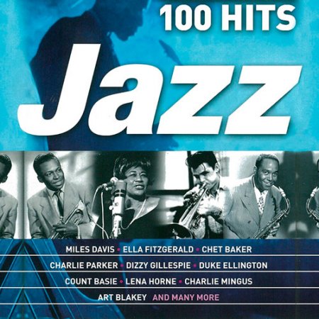 Обложка 100 Jazz Hits (2015) Mp3