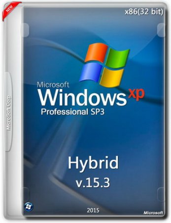 Обложка Windows XP Professional SP3 x86 Hybrid v.15.3 (2015) RUS