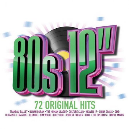 Обложка 80s 12'' - 72 Original Hits (2015) MP3