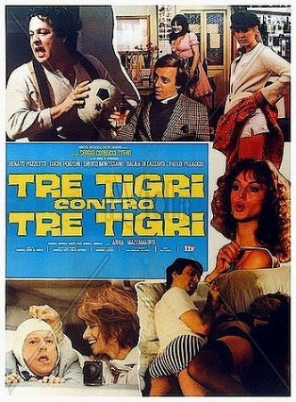 Обложка Три тигра против трёх тигров / Tre tigri contro tre tigri (1977) DVDRip