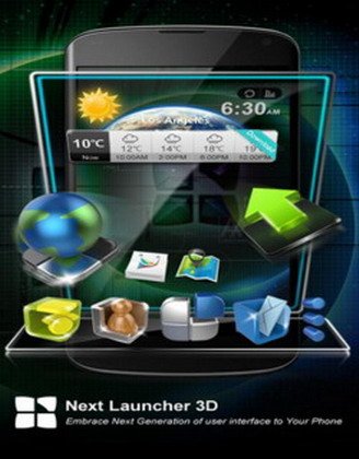 Next Launcher 3D Shell v.3.5 ML/RUS + Widgets & Themes Pack