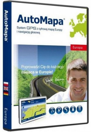 Обложка AutoMapa 6.18.0.2611 EU-1509 Windows Mobile / WinCE / Windows PC (MULTI/RUS/ENG)