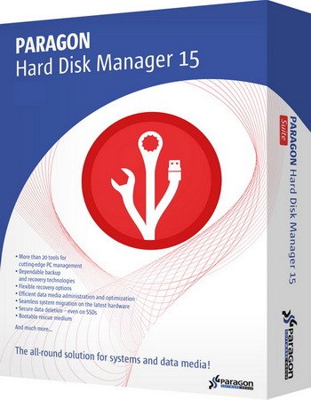 Обложка Paragon Hard Disk Manager 15 Premium 10.1.25.813 + BootCD