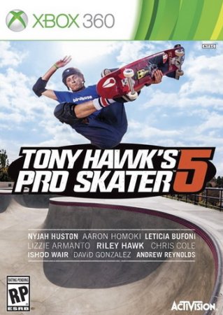 Обложка Tony Hawk's Pro Skater 5 (2015/ENG/RF/XBOX360)