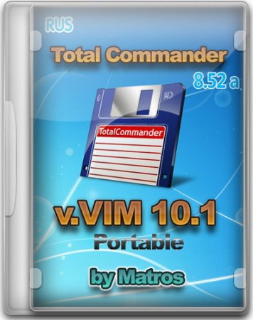 Обложка Total Commander 8.52a v.VIM 10.1 Portable by Matros (2016) RUS