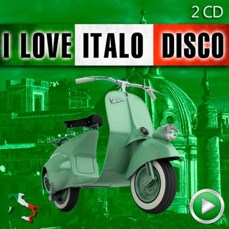 Обложка I Love Italo Disco (2 CD) (2016) Mp3