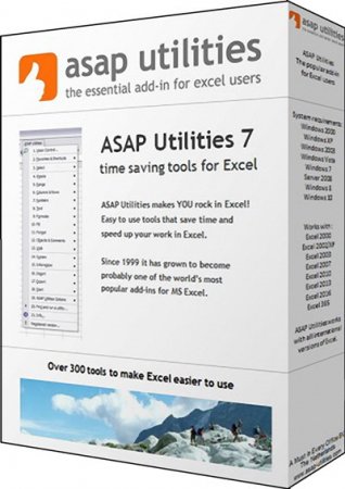 Обложка ASAP Utilities 7.1 (2016) ML/RUS