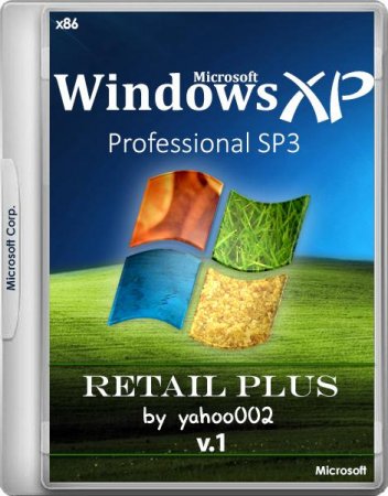 Обложка Windows XP Professional SP3 x86 Retail Plus v.1 (2016) RUS/ENG