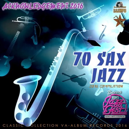 Обложка 70 Sax Classic Jazz (2016) Mp3