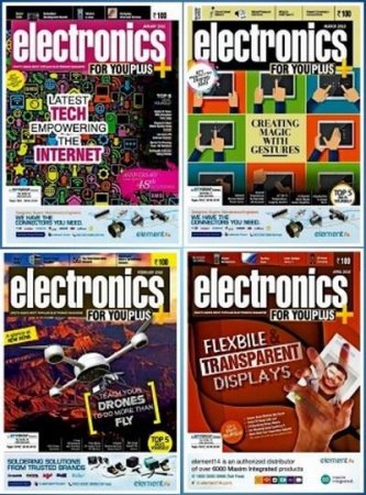 Обложка Подшивка журнала - Electronics For You №1-12 (January-December 2016) PDF