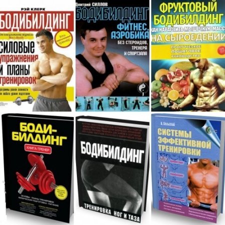 Обложка Бодибилдинг - 11 книг (1997-2014) DjVu, PDF, RTF, FB2