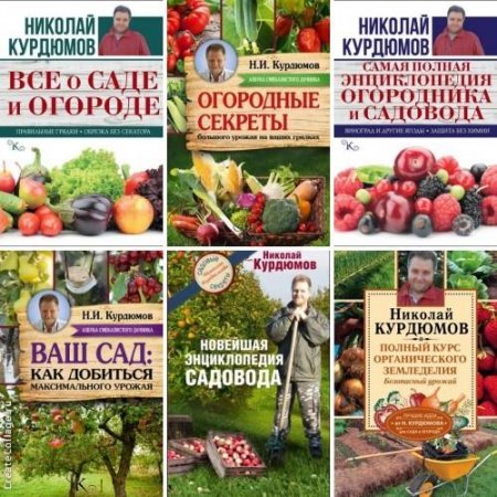 Обложка Николай Курдюмов - Сборник книг о саде и огороде - 43 книги (PDF, FB2, DOC)