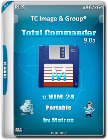 Обложка Total Commander 9.0a v.VIM 24 Portable by Matros (2017) RUS
