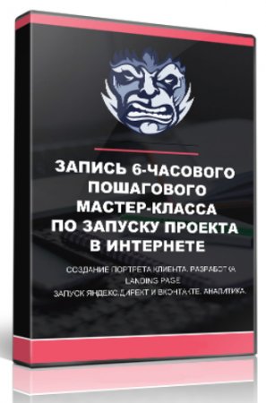 Обложка 6-часовой пошаговый мастер-класс по запуску проекта в интернете (2017)