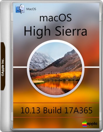 Обложка macOS High Sierra 10.13 Build 17A365 (2017) MULTi/RUS
