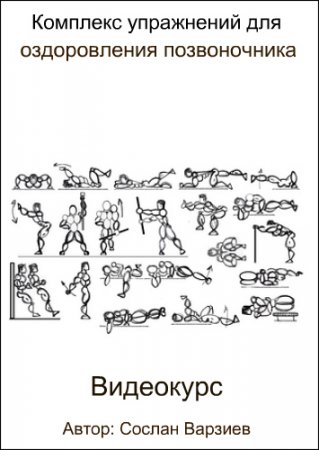 Обложка Комплекс упражнений для оздоровления позвоночника (2017) Видеокурс