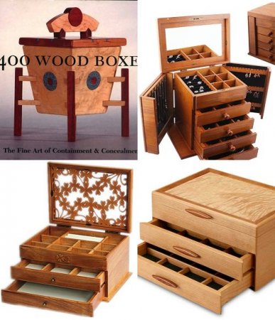 Обложка 400 деревянных шкатулок / 400 Wood Boxes / V.A. Gunter (2004) PDF