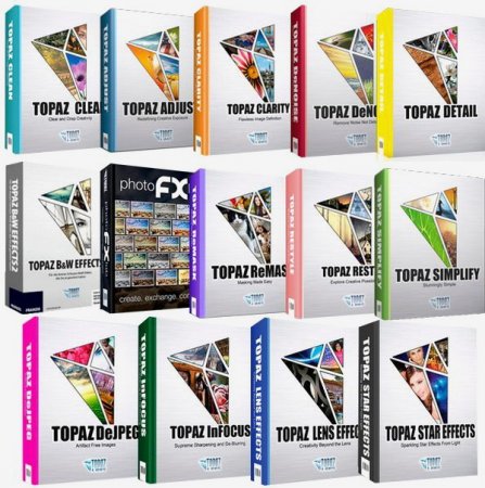 Обложка Topaz Labs Photoshop Plugins Bundle 10.2017 RePack (ENG)
