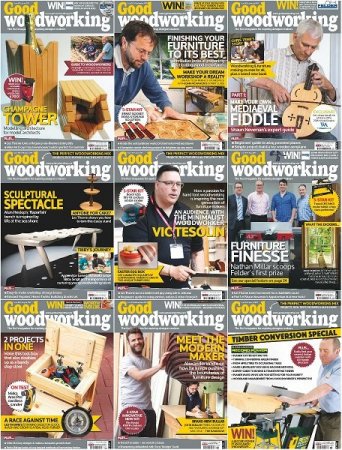 Обложка Подшивка журнала - Good Woodworking (January-December 2017) PDF. Архив 2017