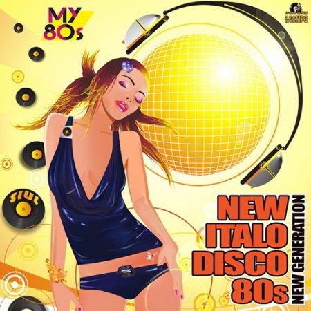 Обложка New Italo Disco 80s (2017) Mp3