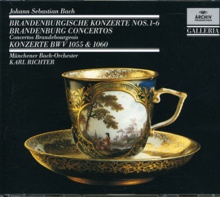 Обложка Karl Richter & Munchener Bach-Orchester - Bach: Brandenburg Concertos (2CD Remastered Set)