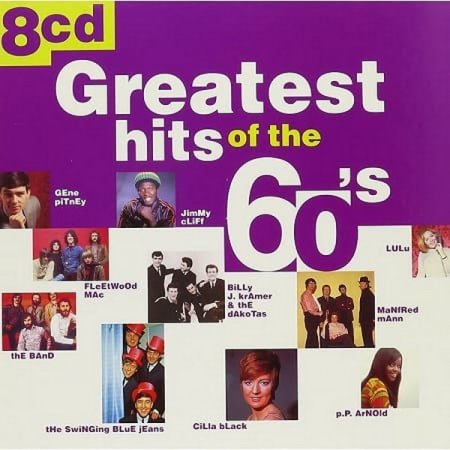 Обложка Greatest Hits of The 60s (8CD) Mp3