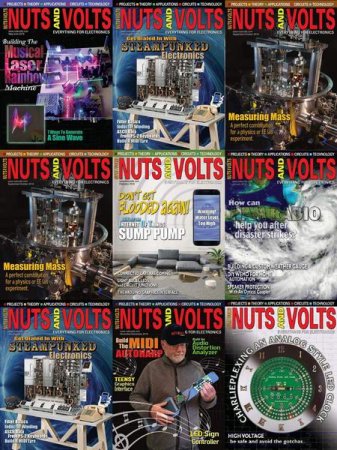 Обложка Подшивка журнала - Nuts And Volts №1-12 (January-December 2018) PDF. Архив 2018