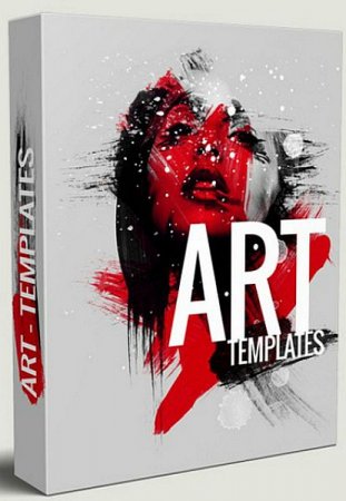 Обложка Набор: Art Templates + Бонус (2019) PSD, Видеокурс