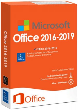 Обложка Microsoft Office 2016-2019 16.0.12130.20272 (RUS/ENG)