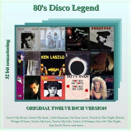 Обложка 80s Disco Legend Vol. 1 - 11 (Remastering, Extended Version) Mp3