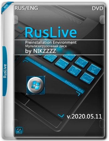 Обложка RusLive - Мультизагрузочный диск by NIKZZZZ v.2020.05.11 (x86/x64) RUS/ENG
