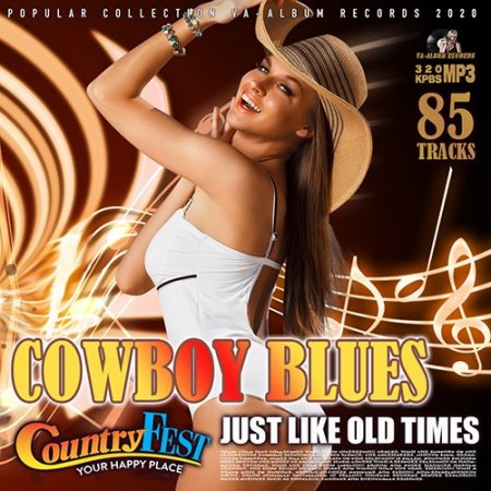 Обложка Cowboy Blues: Country Fest Music (2020) Mp3