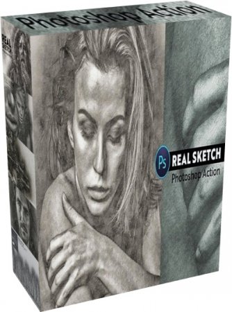 Обложка GraphicRiver - Real Sketch Pro Photoshop Action - 22016965