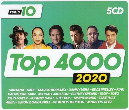 Обложка Radio 10 Top 4000 2020 (5CD) (2021) Mp3