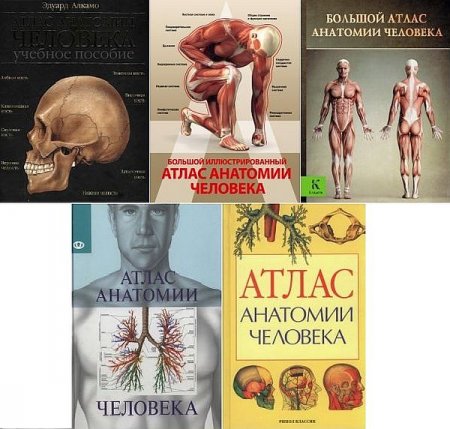 Обложка Атлас анатомии человека в 5 книгах (2003-2016) DjVu, PDF