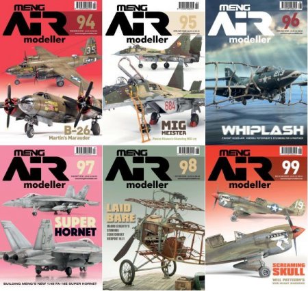 Обложка Подшивка журнала - Meng AIR Modeller №94-99 (February 2021 - January 2022) PDF. Архив 2021