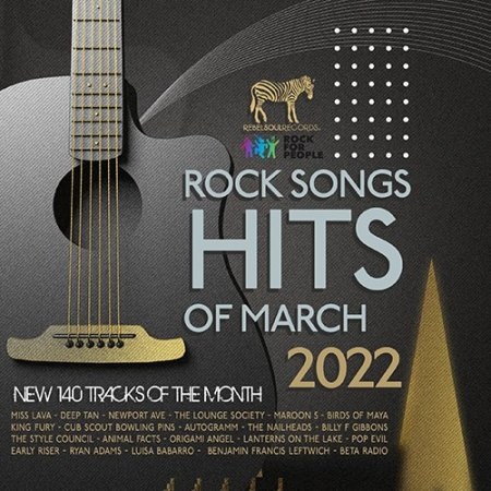 Обложка Rock Songs Hits Of March (2022) Mp3