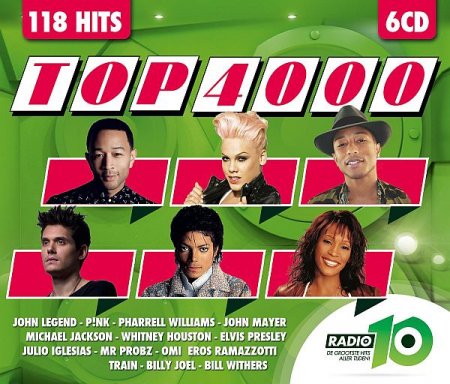 Обложка Radio 10 Top 4000 (6CD) Mp3