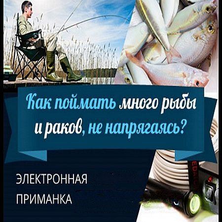 Обложка Как поймать много рыбы и раков, не напрягаясь? Электронная приманка (Обучающее видео)