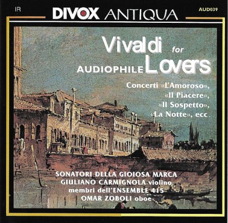 Обложка Divox Antiqua - Vivaldi for Audiophile Lovers (FLAC)