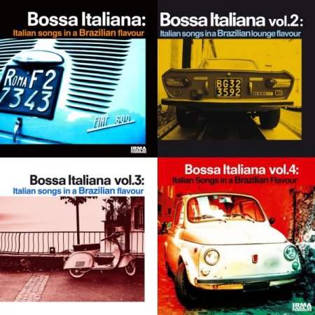 Обложка Bossa italiana Vol.1-4 Italian Songs in a Brazilian Lounge Flavour (FLAC)